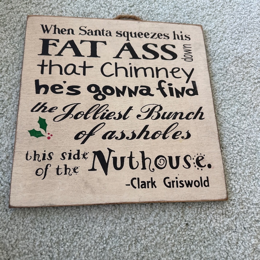 Griswold Christmas sign